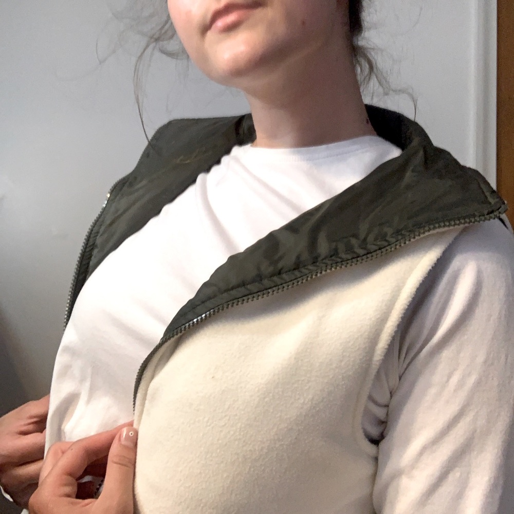 Vintage reversible vest
